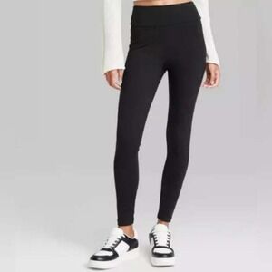 Wild Fable Women Black High Waisted Leggings XXS